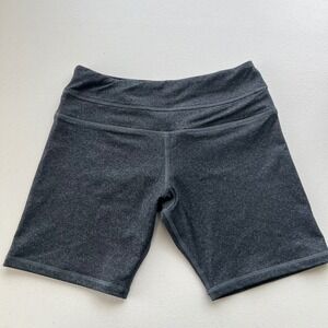 Lululemon Mid Rise Workout Running Yoga Shorts Gray 6" Inseam Size 4‎